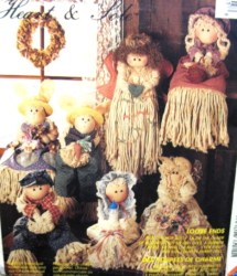 5353 7 COUNTRY, ANGEL,BRIDE BOY/ GIRL BUNNY MOP DOLLS PATTERN